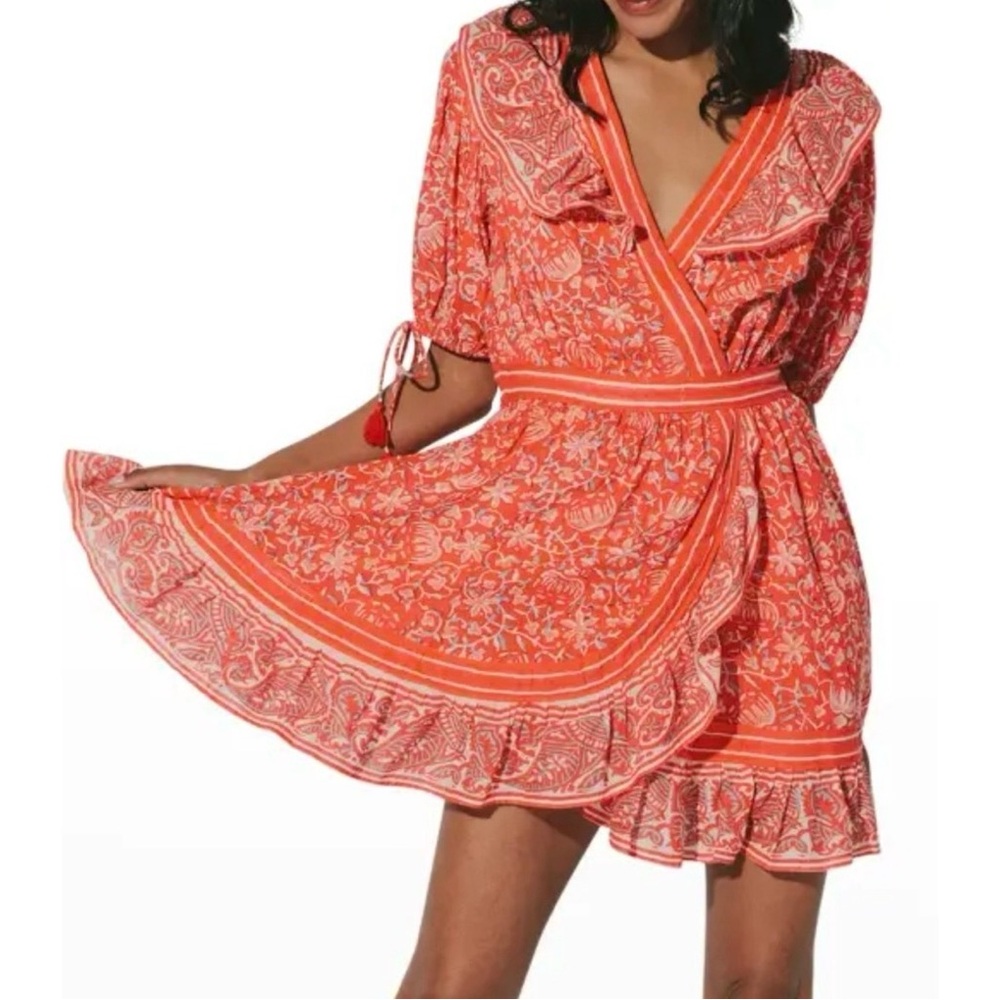 Cleobella Blair Mini Dress in a floral print size large